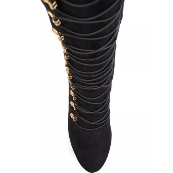 Journee Collection Women's Wide Calf Trill Boot - Picture 4 of 5